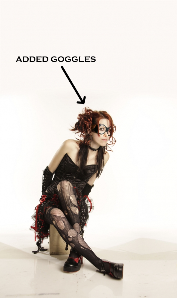 Creation of Steampunk Girl: Step 2